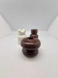 Originale porcelænsisolatorer - Dansk producerede hos bla Aluminia
