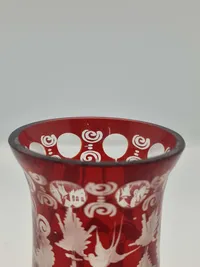 bøhmisk Egermann glasvase