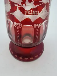bøhmisk Egermann glasvase