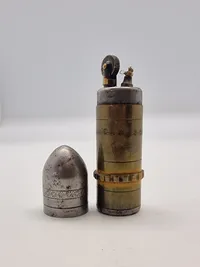 Original ww1 trenchart lighter lavet som stort projektil