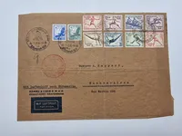 Original tysk kuvert - Olympiaden 1936