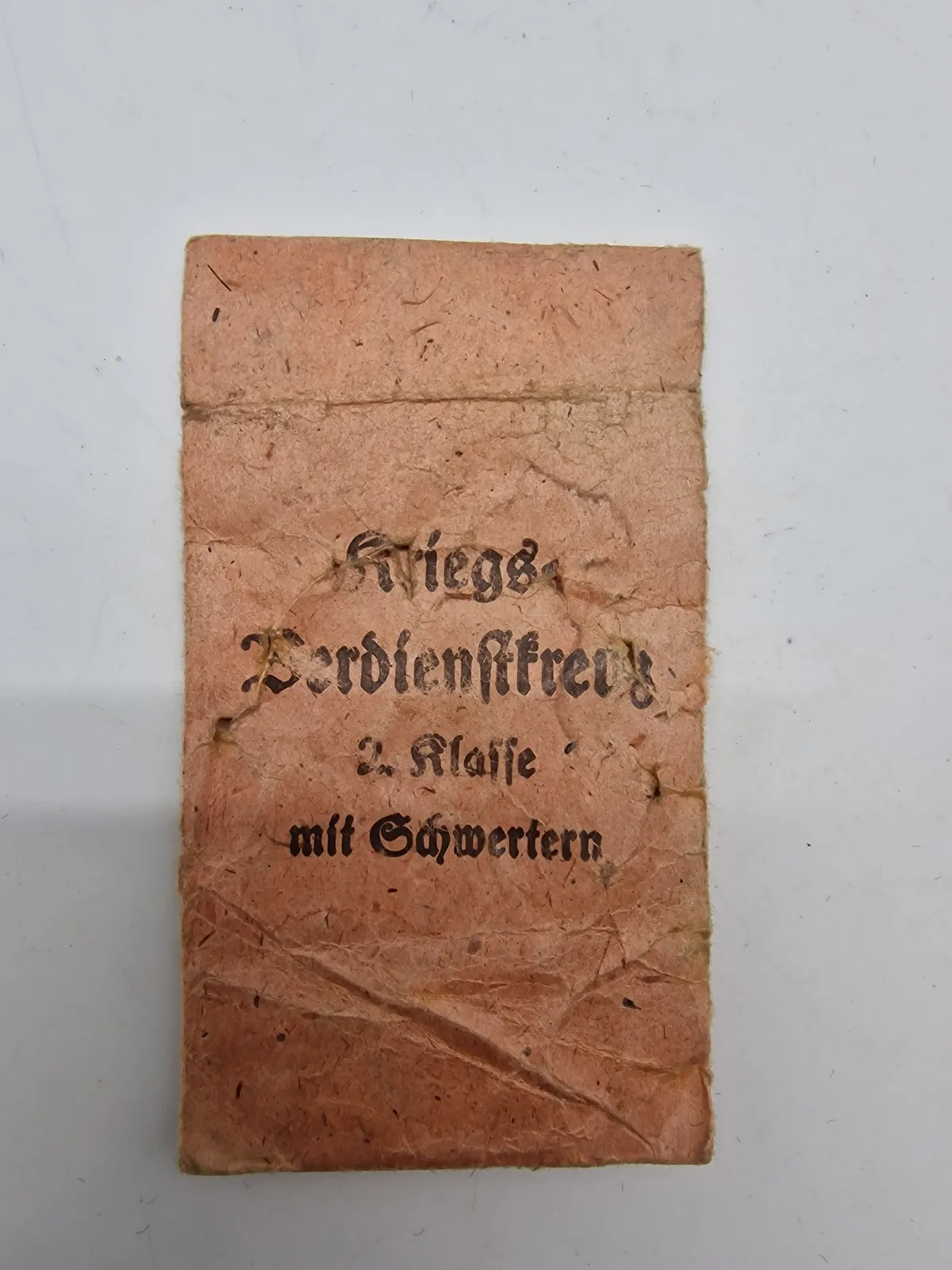 Original tysk tildelingspose for Kriegsverdienstkreuz 2.kl