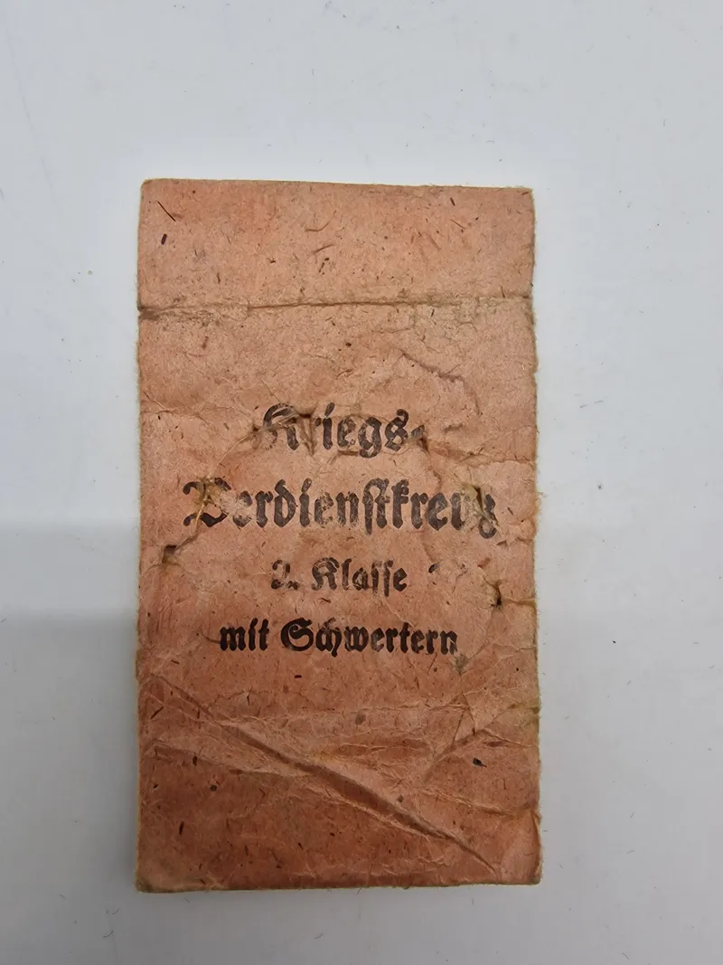 Original tysk tildelingspose for Kriegsverdienstkreuz 2.kl