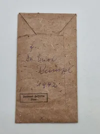 Original tildelingspose til Kriegsverdienstkreuz