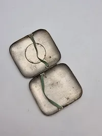 Originalt ww1 etui - Fernspr-Ersatz-Abtlg. 3" (Fjernsprogserstatningsafdeling 3) og "Kriegsweihnachten 1915" (Krigsjul 1915)