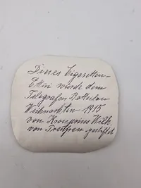 Originalt ww1 etui - Fernspr-Ersatz-Abtlg. 3" (Fjernsprogserstatningsafdeling 3) og "Kriegsweihnachten 1915" (Krigsjul 1915)