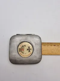 Originalt ww1 etui - Fernspr-Ersatz-Abtlg. 3" (Fjernsprogserstatningsafdeling 3) og "Kriegsweihnachten 1915" (Krigsjul 1915)