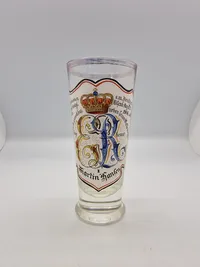 Originalt Glas fra Dansk WW1 krigsdeltager