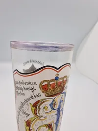 Originalt Glas fra Dansk WW1 krigsdeltager
