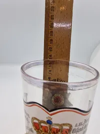 Originalt Glas fra Dansk WW1 krigsdeltager