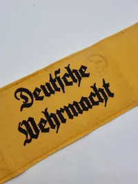 Originalt armbind - Deutsche Wehrmacht