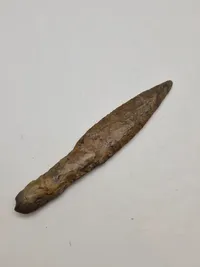 Original Dansk  flintedolk  - bondestenalderen - 3900 f.Kr. til 1800 f.Kr.