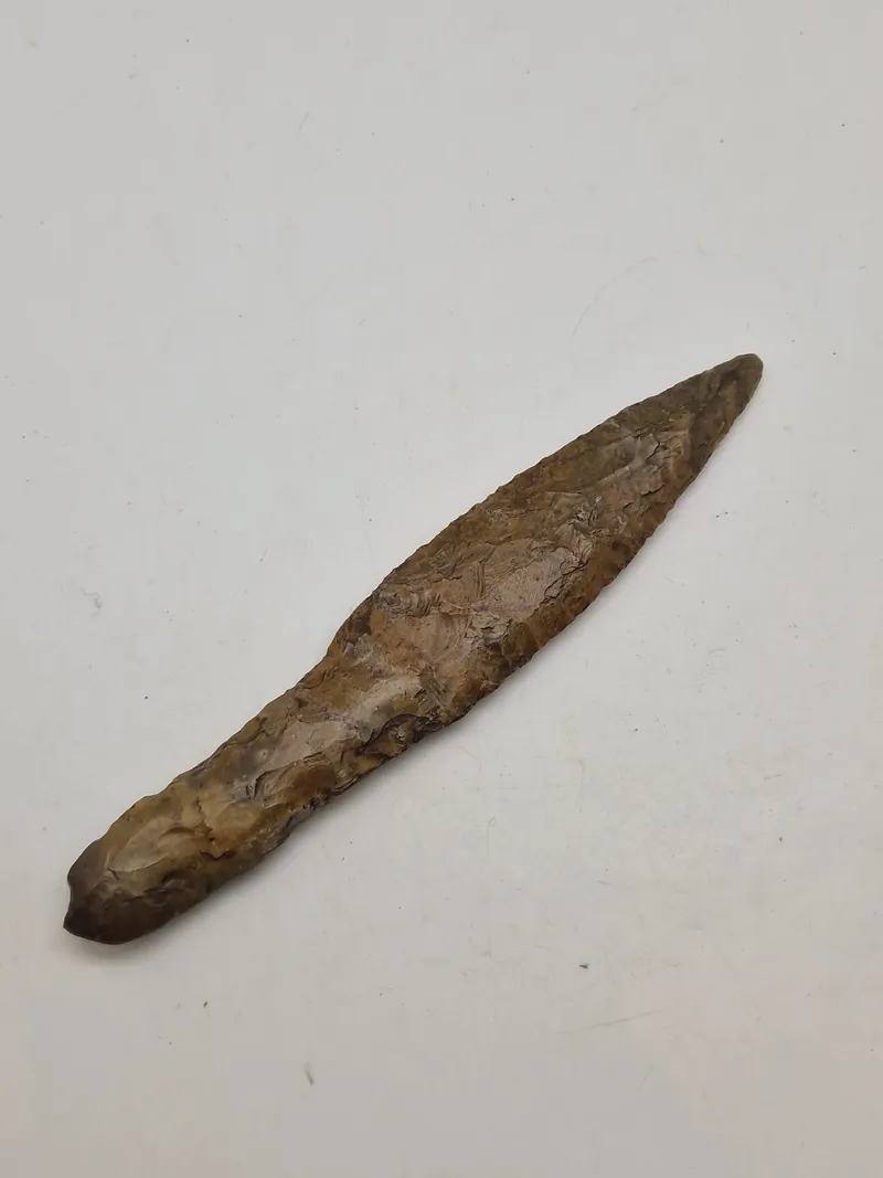 Original Dansk  flintedolk  - bondestenalderen - 3900 f.Kr. til 1800 f.Kr.