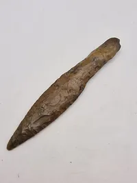 Original Dansk  flintedolk  - bondestenalderen - 3900 f.Kr. til 1800 f.Kr.