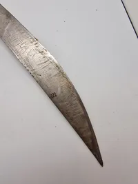 Ornate Indonesian Sword with Hand Carved Wooden Sheath