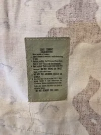 Original US Army 6 collour camouflage jakke