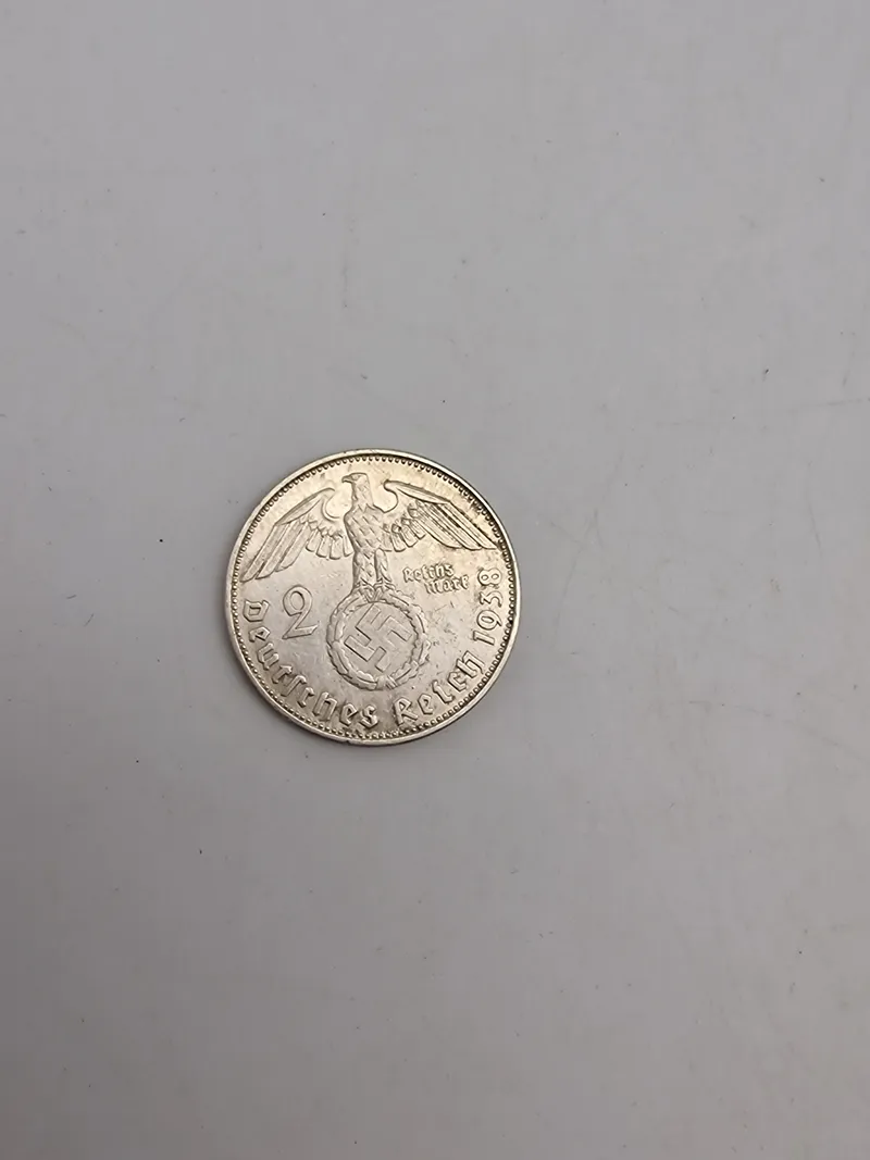 Original 2 Reichmark 1938 - sølv