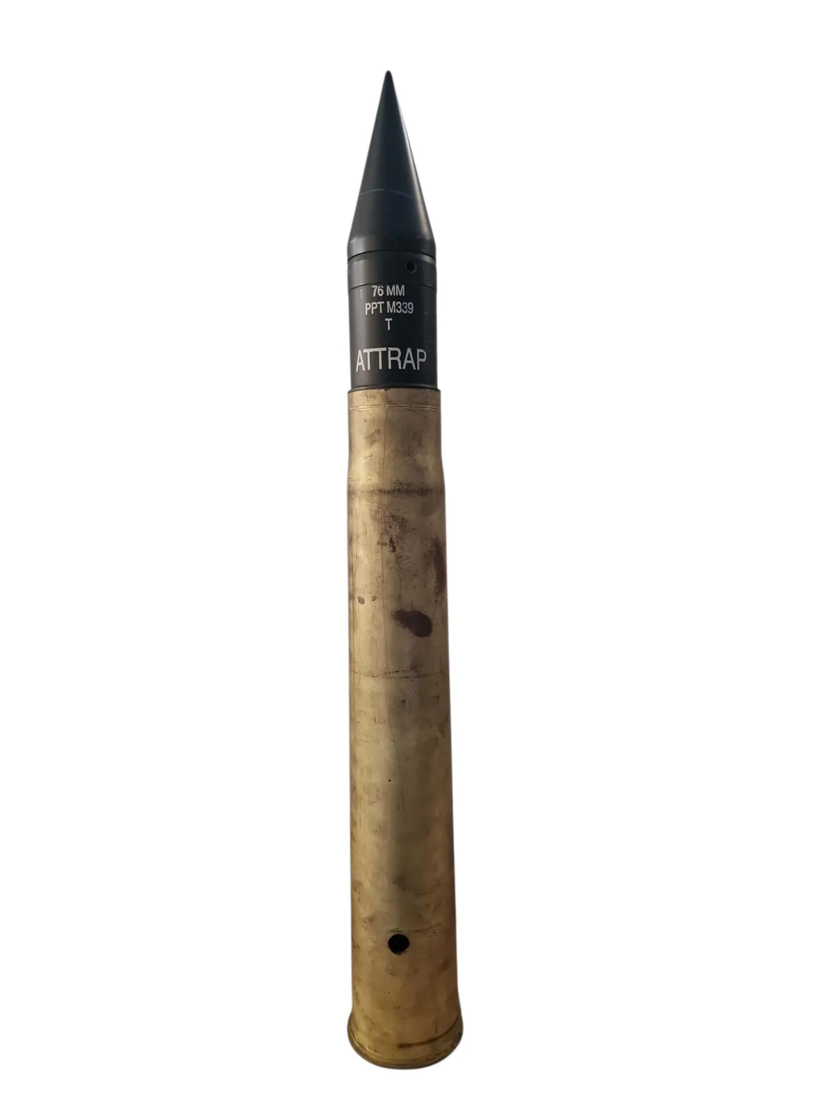 Original 76 mm attrap granathylster til undervisning