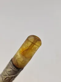 Cigaretrør med ornamenteretssølv