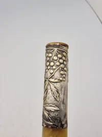 Cigaretrør med ornamenteretssølv