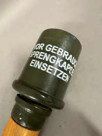 Tysk M24 atrap af træ