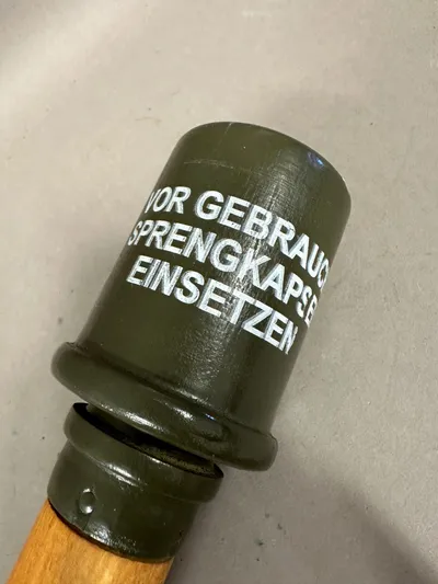 Tysk M24 atrap af træ