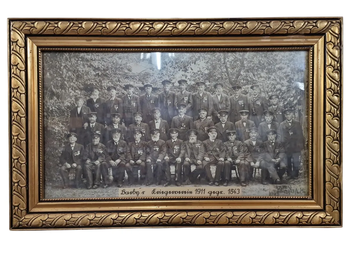 Originalt foto med Tyske1848/64 veteraner