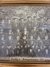 Originalt foto med Tyske1848/64 veteraner