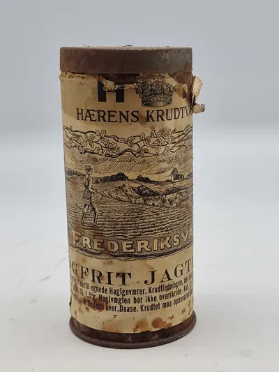 Original dåse til jagtkrudt
