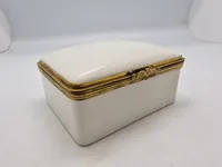Original tysk porcelænsæske  ww1