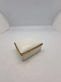 Original tysk porcelænsæske  ww1