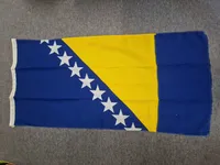 Flag fra Bosnien-Hercegovina