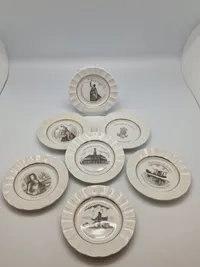 Samling søværns plaketter - Royal Copenhagen