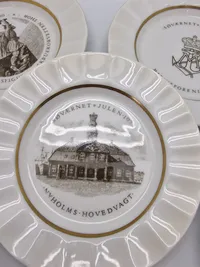 Samling søværns plaketter - Royal Copenhagen