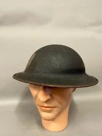 Original Amerikansk WW1 hjelm, fundet ved Verdun Frankrig