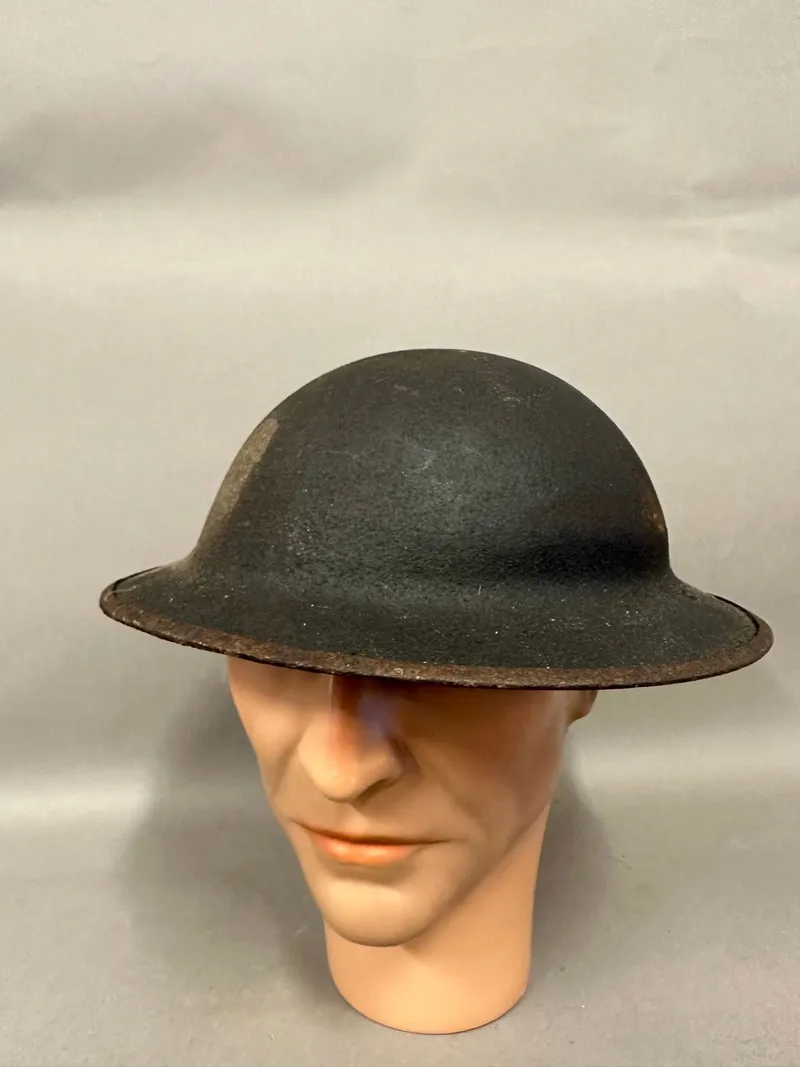 Original Amerikansk WW1 hjelm, fundet ved Verdun Frankrig