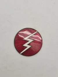 Diverse pins - bla fra olie selskab