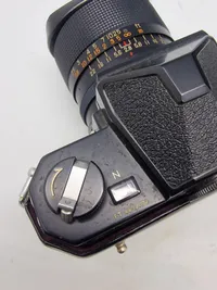 Nikon Nikormat kamera, med bule i linse