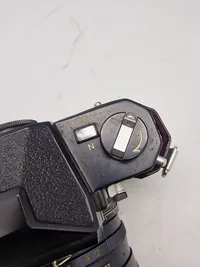 Nikon Nikormat kamera, med bule i linse