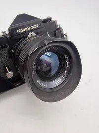 Nikon Nikormat kamera, med bule i linse