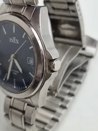 Rustfri stål Classic quartz Herre ur fra Inex