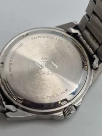 Rustfri stål Classic quartz Herre ur fra Inex