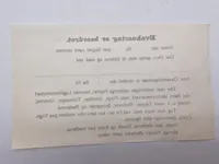 Original evakueringsseddel - ww2