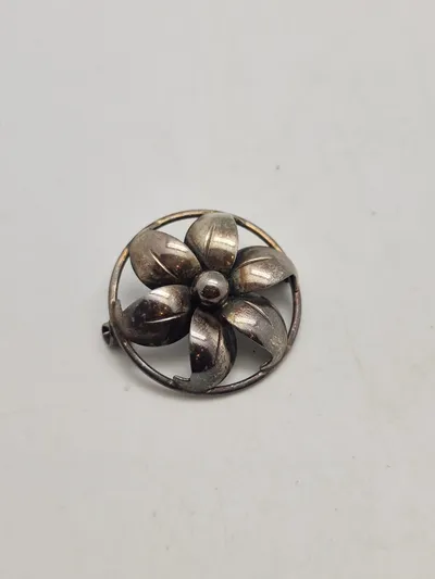 Broche (Skønvirke) 830 sølv