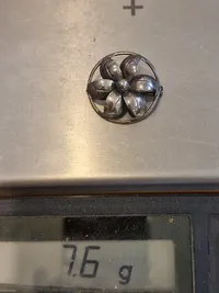 Broche (Skønvirke) 830 sølv