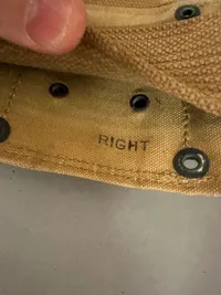 Amerikansk WW1 ammo bælte