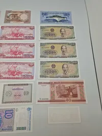 Samling pengesedler