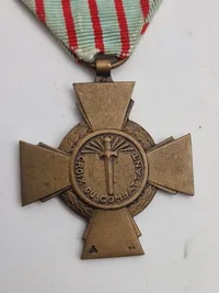 Original WW1 French Croix de Combattants Medal
