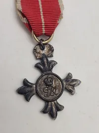Original Den Britiske Imperieorden, også kendt som The Most Excellent Order of the British Empire (OBE). Miniture