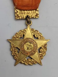 Original French Mutual Social Merit Medal